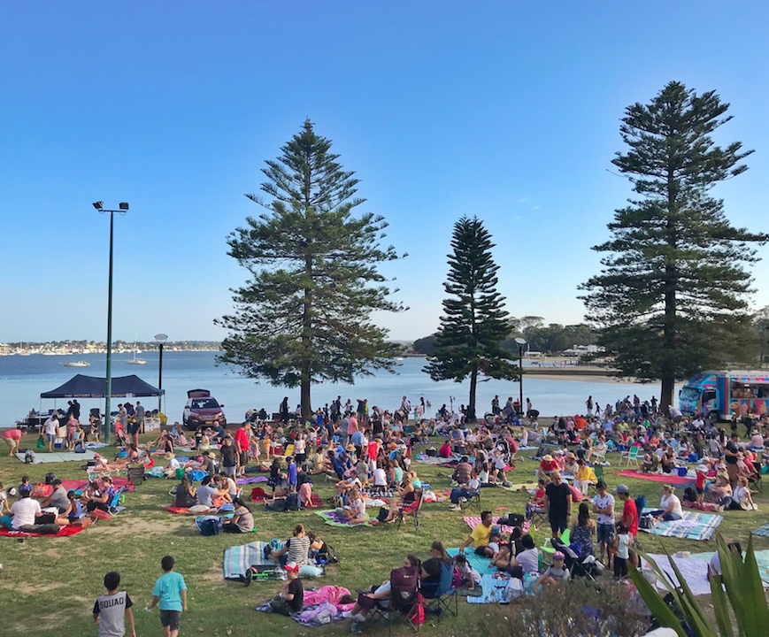 Carss Bush Park cinema at the park