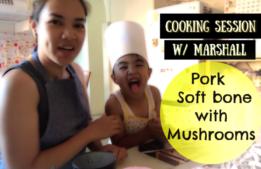 Cooking session with Marshall - Pork softbones with mushroom