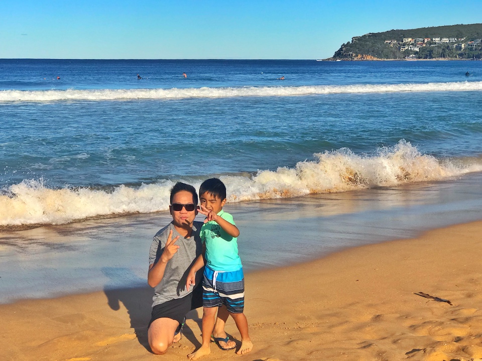 Marshall at Manly Beach, NSW 2019