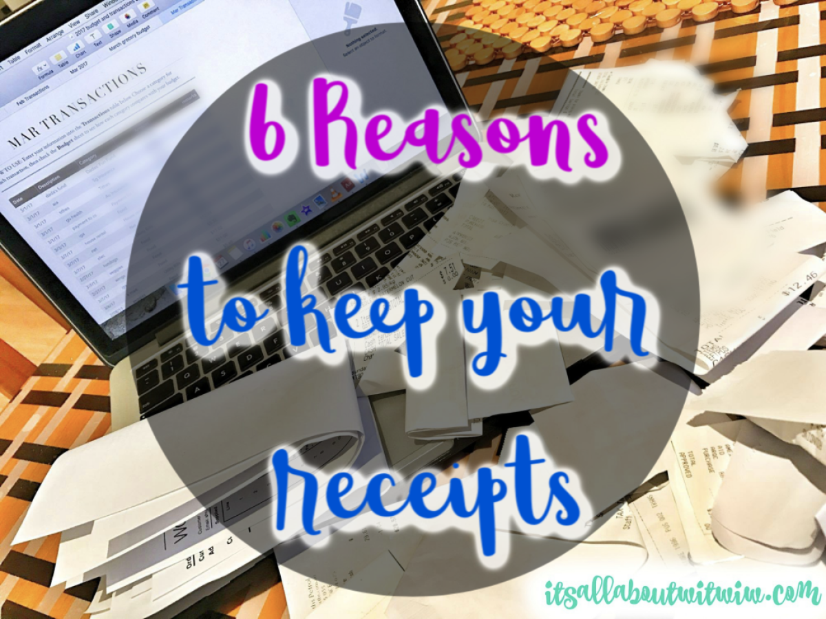 6 reasons to keep your receipt
