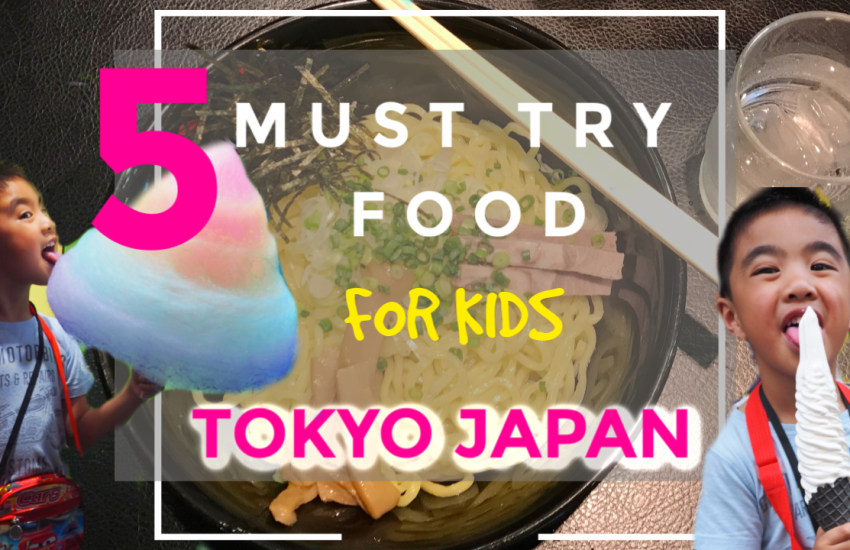 5 must-try food for kids at Tokyo Japan